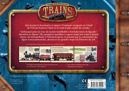 La fabuleuse histoire des trains - Nicholas Forder, Sebastian Quigley, Philip Steele