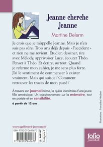 Jeanne cherche Jeanne - Martine Delerm