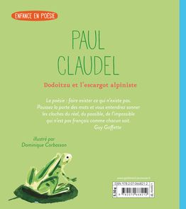 Dodoitzu et l'escargot alpiniste - Paul Claudel, Dominique Corbasson