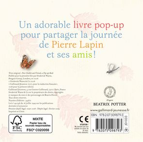 Le petit livre pop-up de Pierre Lapin et ses amis - Beatrix Potter