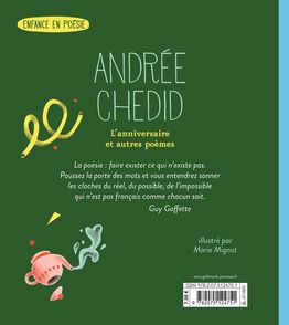 L’anniversaire et autres poèmes - Andrée Chedid, Marie Mignot
