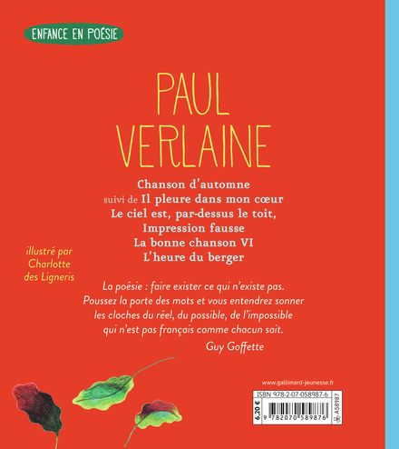 Chanson d'automne et autres poèmes - Charlotte Des Ligneris, Paul Verlaine