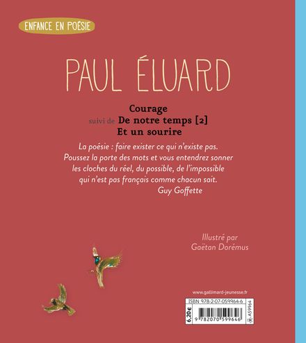 Courage et autres poèmes - Gaëtan Dorémus, Paul Éluard
