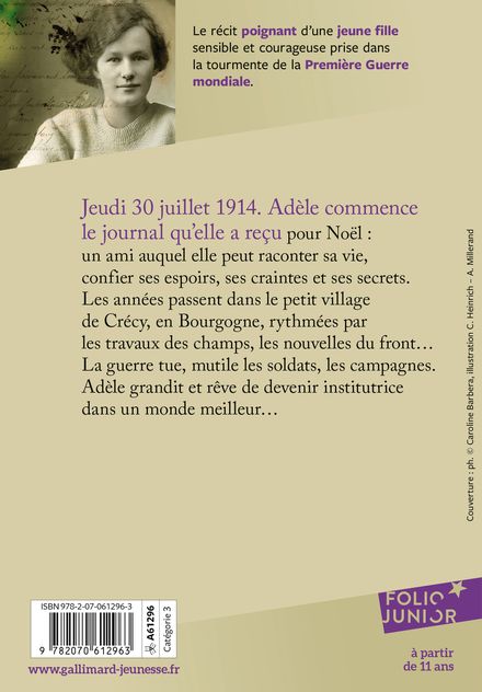 Le journal d'Adèle - Paule Du Bouchet, Alain Millerand