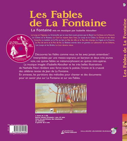 Les Fables - Jean de La Fontaine, Nathalie Novi