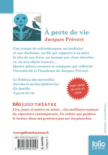 À perte de vie - Jacques Prévert