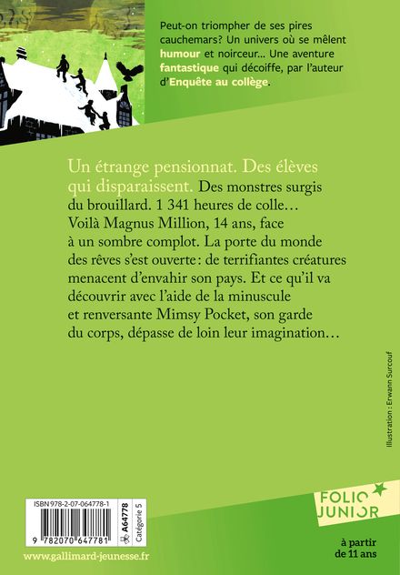 Magnus Million et le dortoir des cauchemars - Jean-Philippe Arrou-Vignod