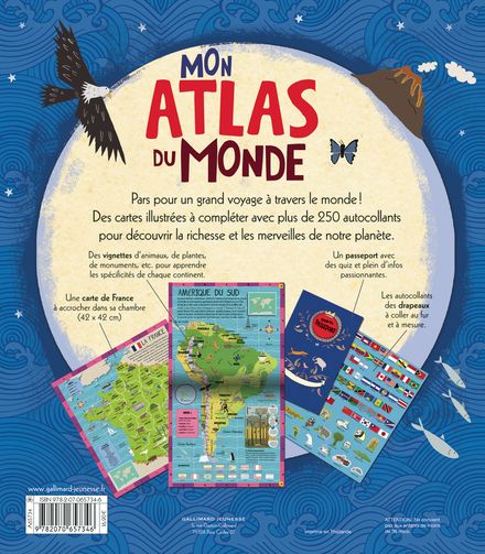 Mon atlas du monde - Martin Sanders, Jenny Slater, Katrin Wiehle