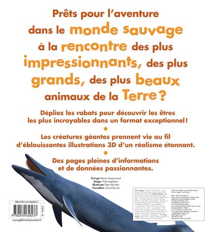 Le livre géant des animaux sauvages - Mary Greenwood, Peter Minister