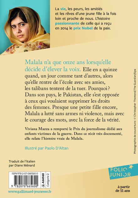 L'histoire de Malala - Paolo d' Altan, Viviana Mazza