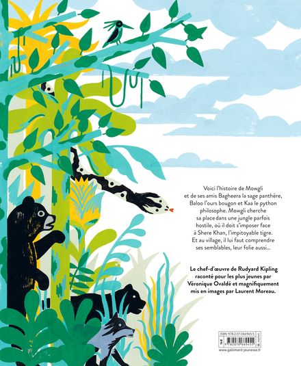 Le livre de la jungle - Rudyard Kipling, Laurent Moreau, Véronique Ovaldé