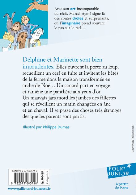 Les contes bleus du chat perché - Marcel Aymé, Philippe Dumas