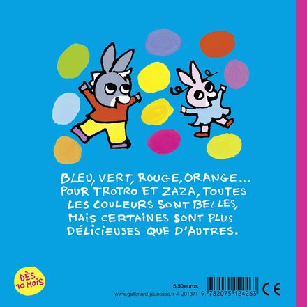 Trotro et Zaza et les couleurs - Bénédicte Guettier