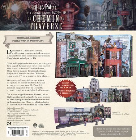 Harry Potter : Le grand livre pop-up du Chemin de Traverse - Matthew Reinhart, Kevin M. Wilson