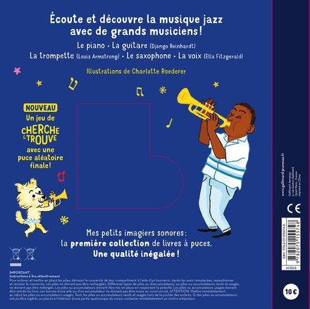 Gallimard Jeunesse - Livre sonore Je découvre Les instruments – Charlotte  Roederer