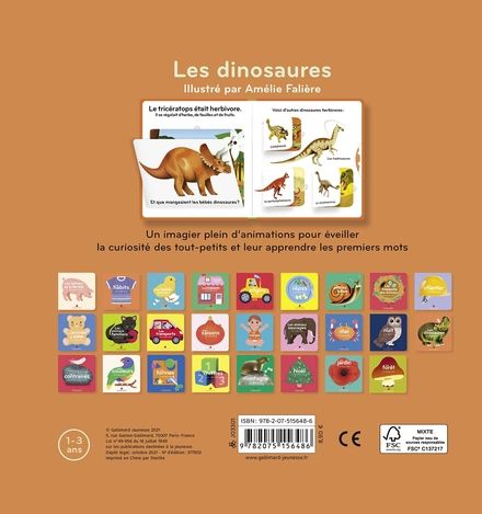 Les dinosaures - Amélie Falière