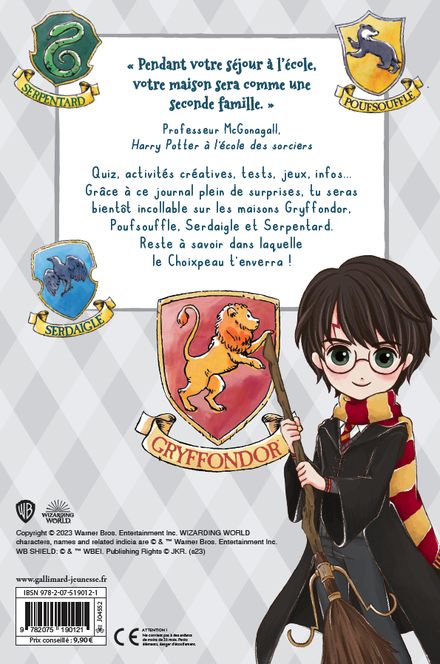 Harry Potter Les 4 Maisons