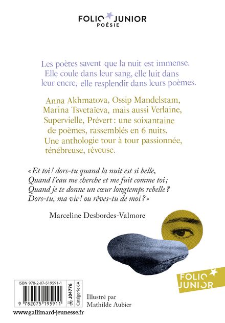 La nuit en poésie - Mathilde Aubier, Sylvie Germain