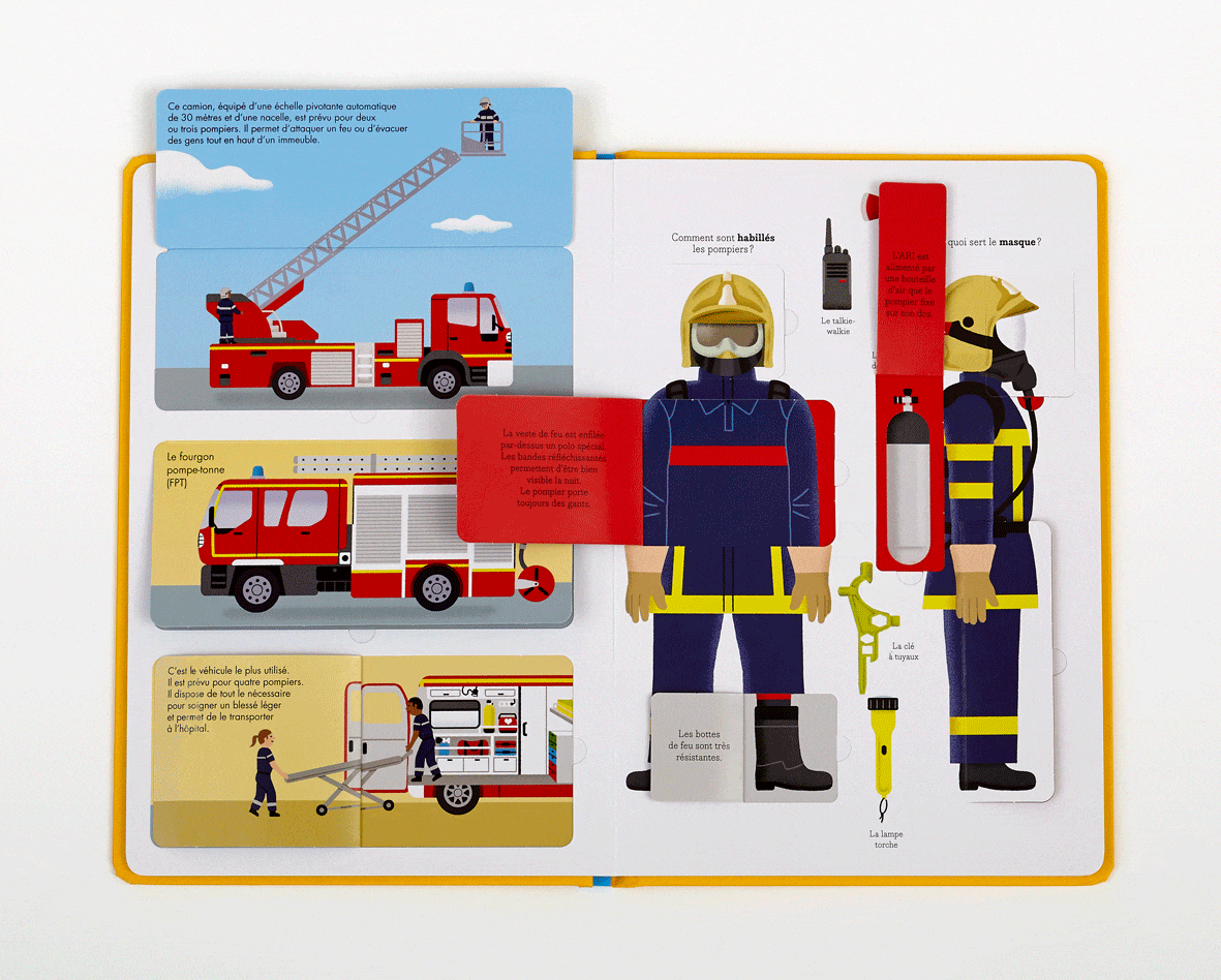 Au feu les pompiers - Gallimard Jeunesse