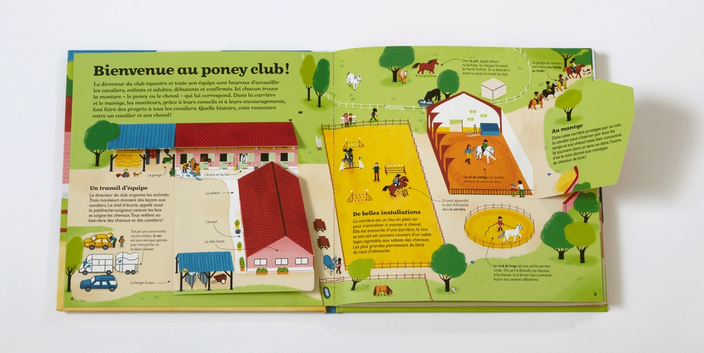 Bienvenue au poney club, Gallimard Jeunesse
