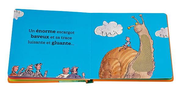 Livres illustrés L'abominable livre à toucher, Petite Enfance